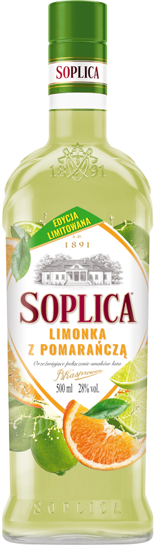 Soplica Summer Edition Lime-Orange Liqueur - Limonka z Pomarancza 28% - 500ml