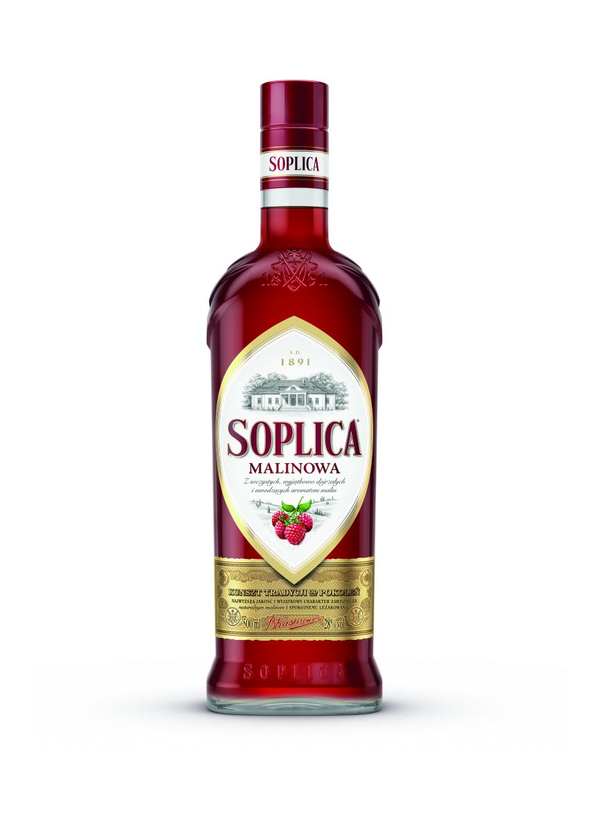 Soplica Himbeer Likör Malinowa 28% - 500ml