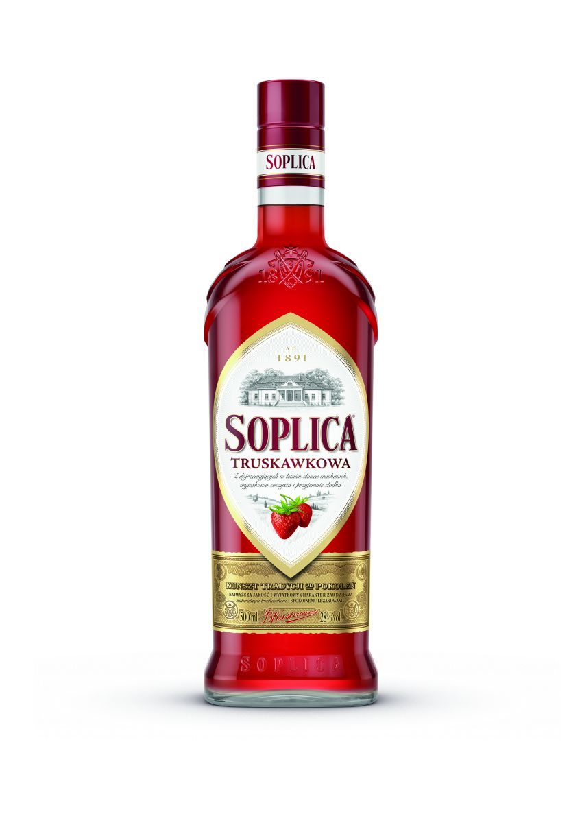 Soplica Erdbeer Likör Truskawkowa 28% - 500ml