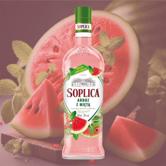 Soplica Summer Edition Watermelon Mint Liqueur - Arbuz z Mieta 28% - 500ml