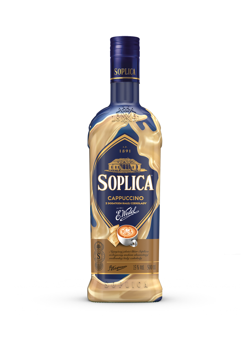 Soplica Cappuccino und weiße schokolade von Wedel