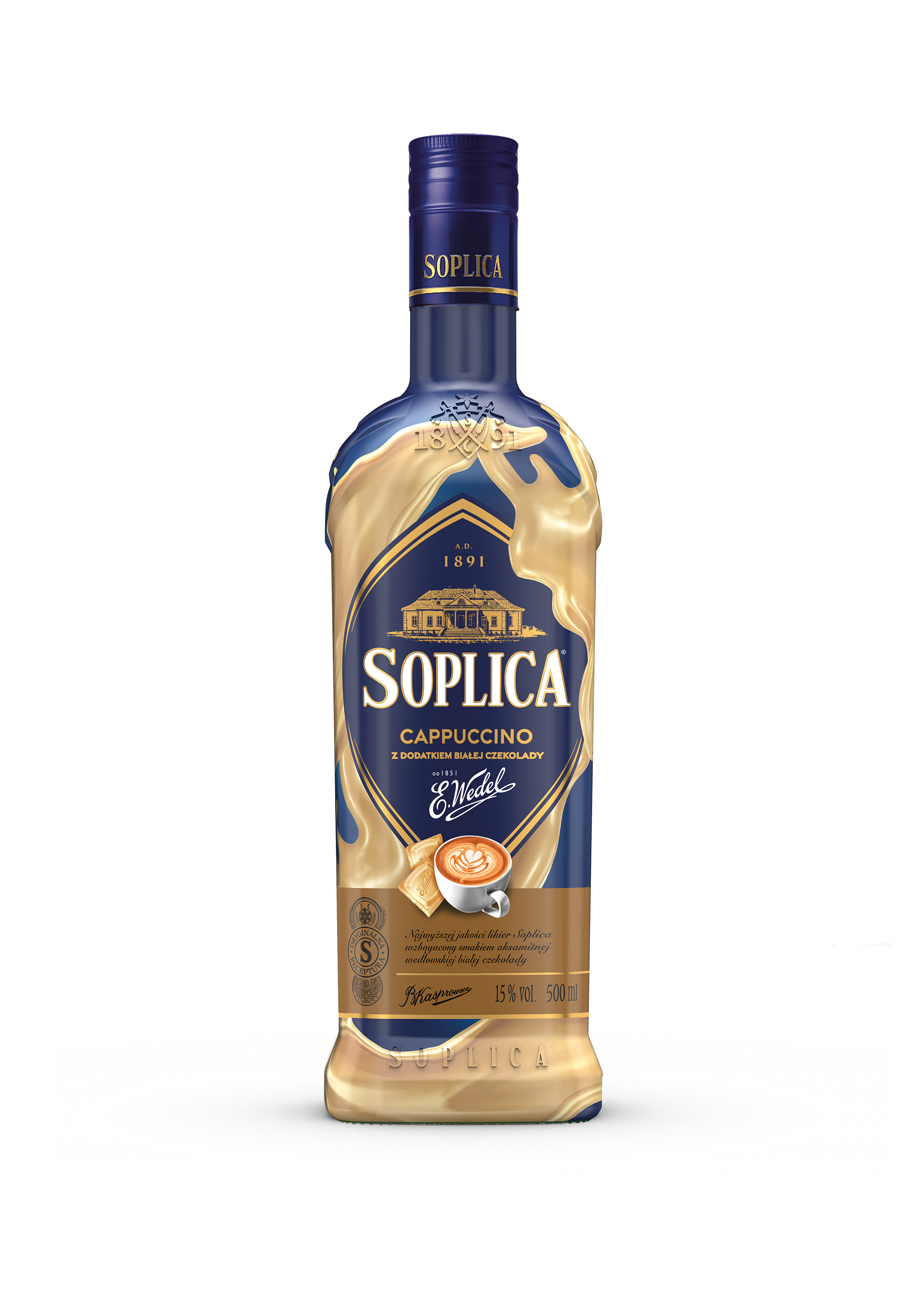 Soplica Cappuccino und weiße schokolade von Wedel