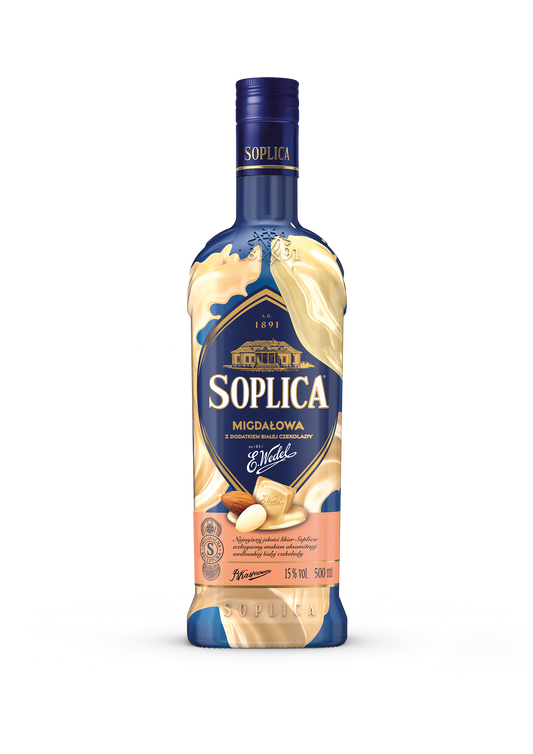 Soplica Wedel Mandeln und Weiße Schokolade - Migdalowa z dodatkiem bialej 15% - 500ml