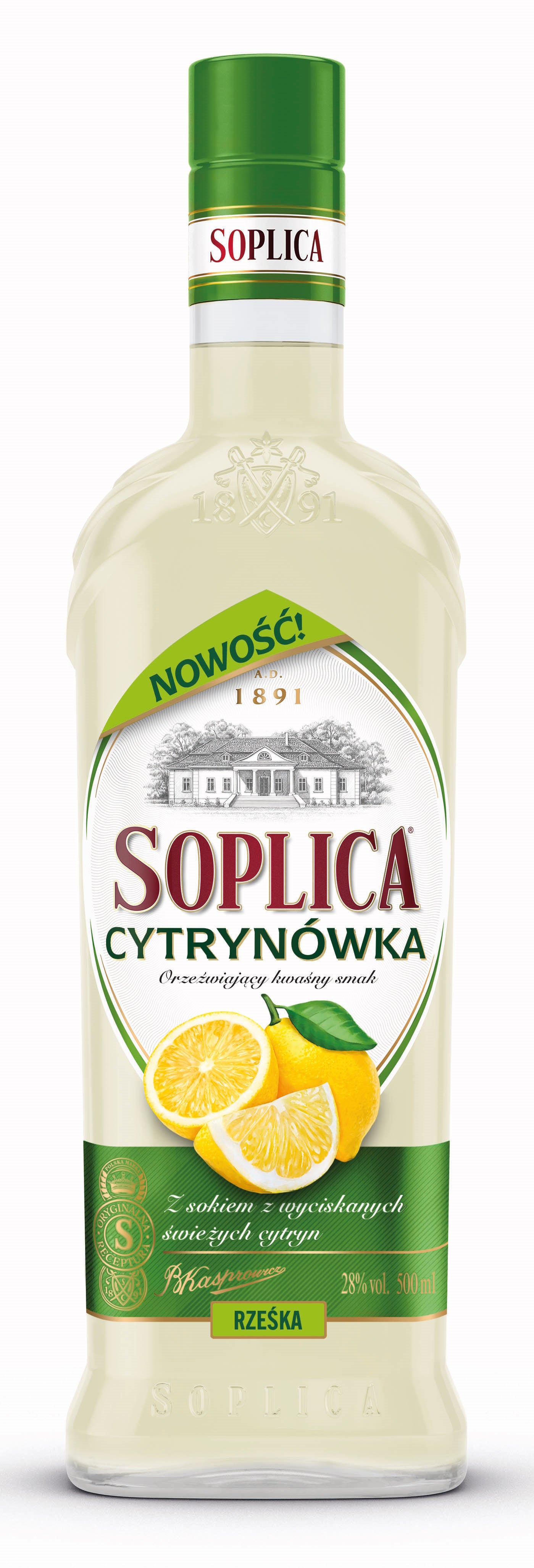 Soplica lemon liqueur cytrynowka 28% - 500ml