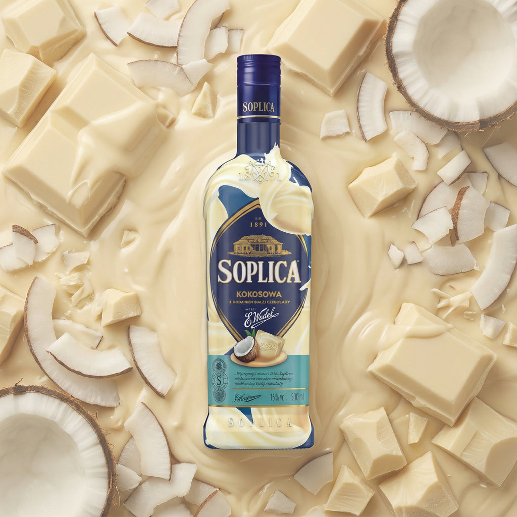 soplica kokos und weiße schokolade von wedel