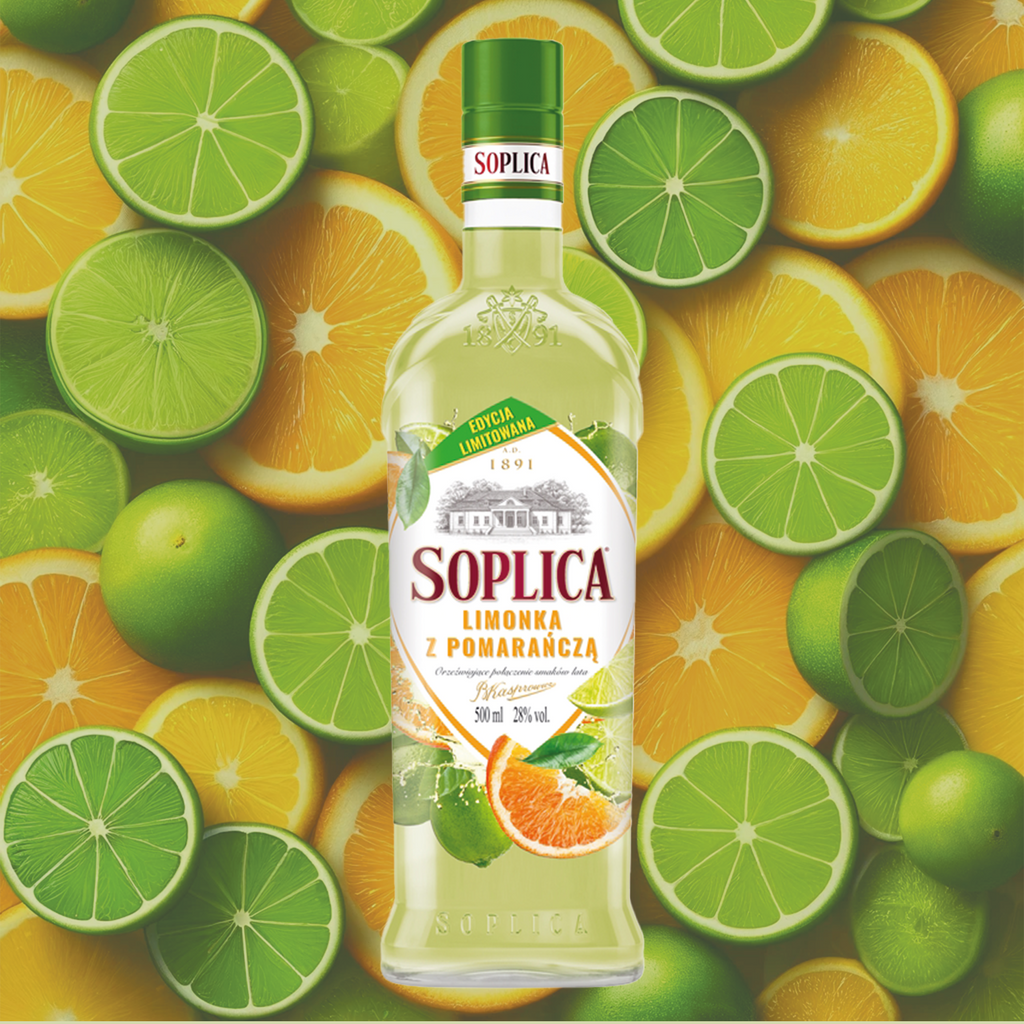 Soplica Summer Edition Lime-Orange Liqueur - Limonka z Pomarancza 28% - 500ml