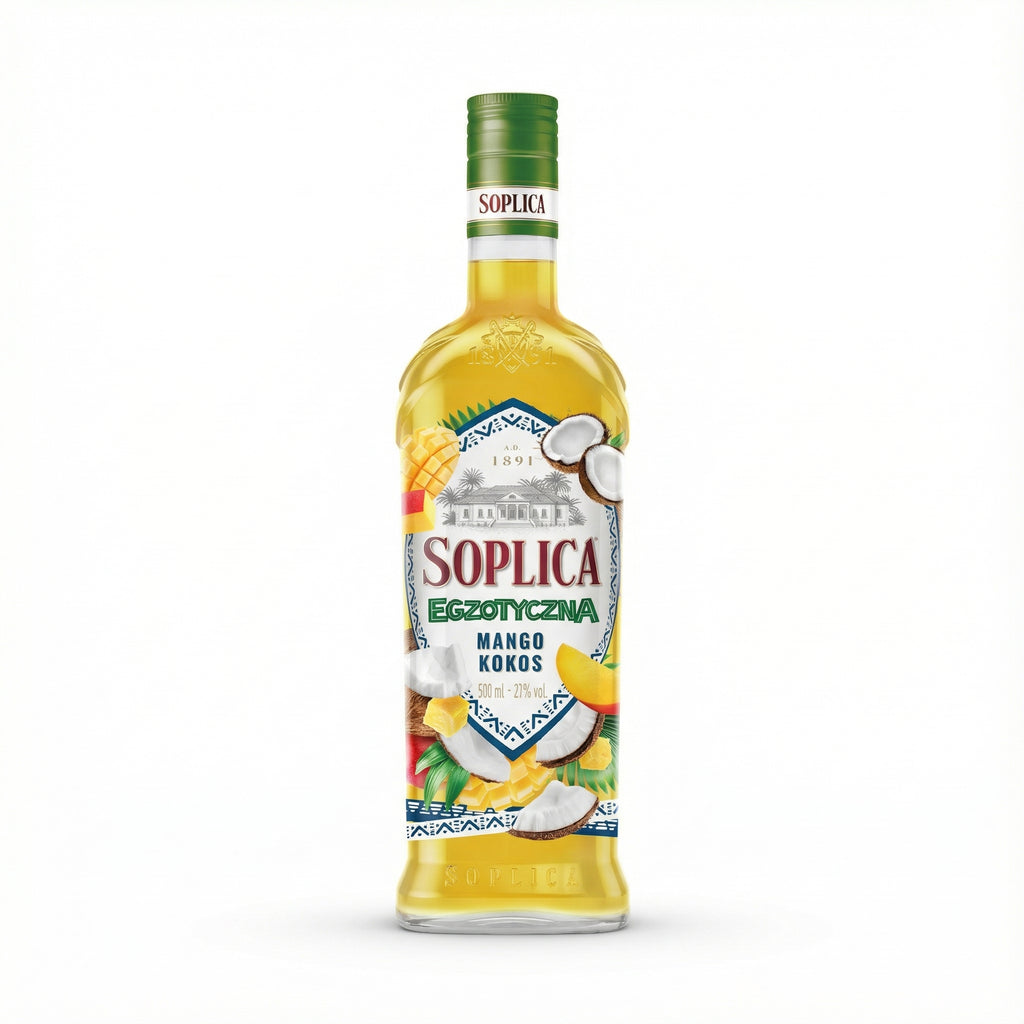 Soplica Mango-Kokosnuss Likör - Mango Kokos - 500ml