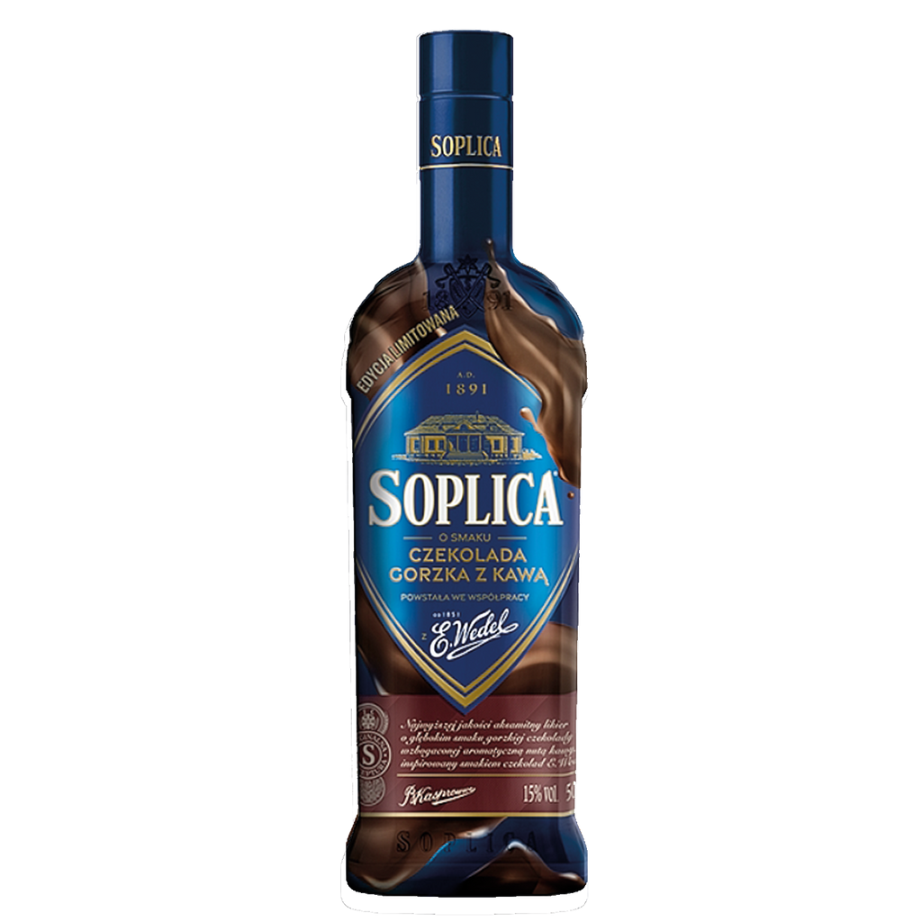 Soplica Wedel Zartbitterschokolade und Kaffee-Geschmack - o smaku czekolada gorzka z kawa 15% - 500ml