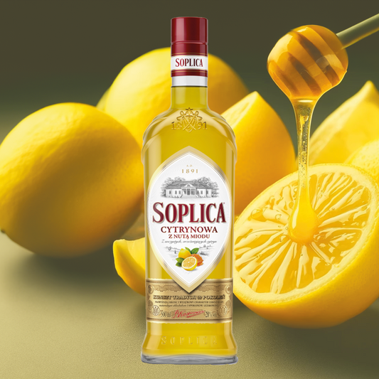 Soplica Zitronen Likör mit einem Hauch von Honig Cytrynowa z nuta Miodu 28% - 500ml