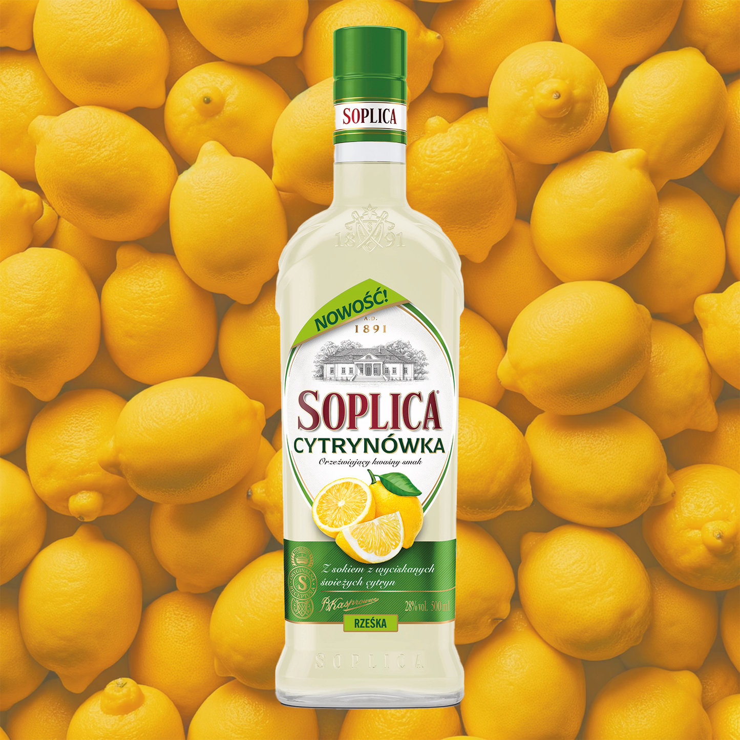 Soplica Zitronen Likör cytrynowka 28% - 500ml